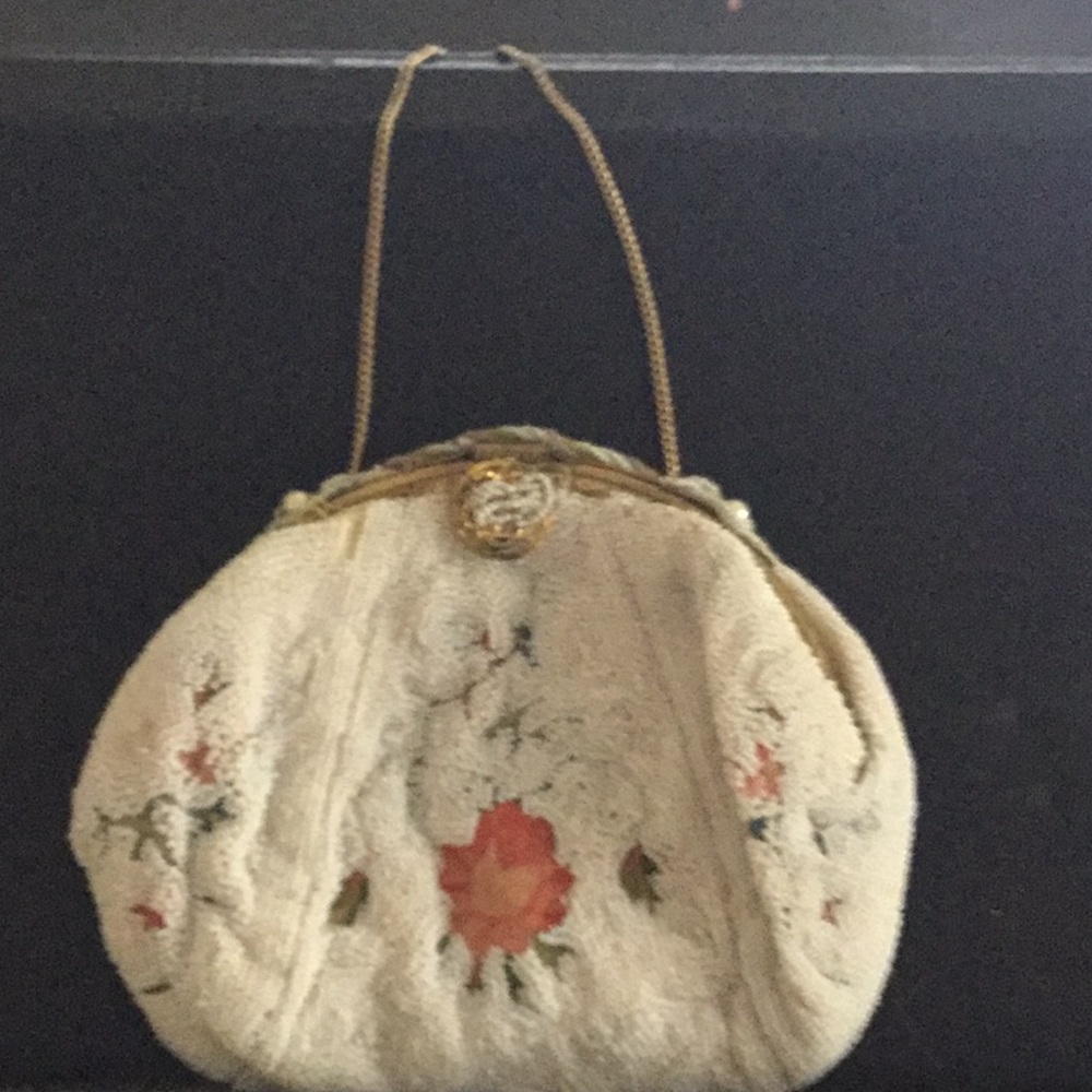 Handmade beaded evening purse
